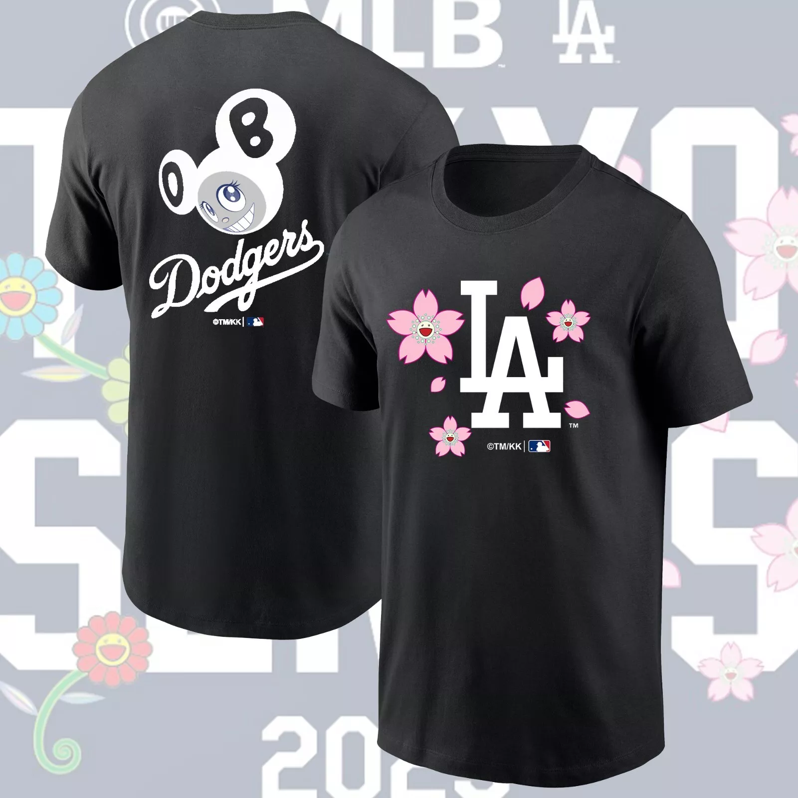 Men Los Angeles Dodgers blank black MLB 2025 Tshirt style 3->mlb t-shirts->Sports Accessory